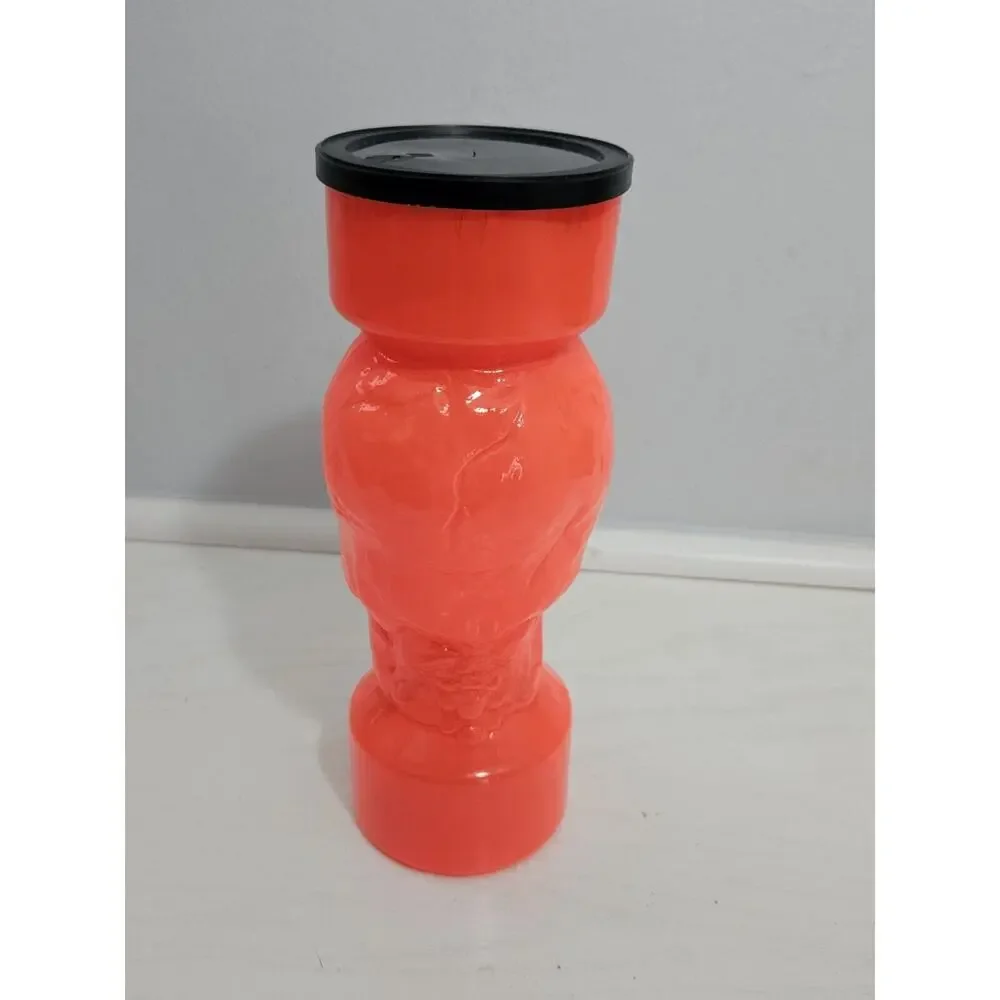 Cedar‎ Point Halloweekends Orange Skull Plastic Cup - NO Straw
